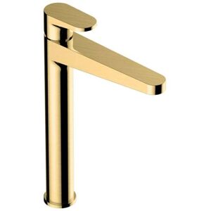 Rak Ceramics - rak Ischia Tall Basin Mixer Tap Without Waste - Brushed Gold Rak Ceramics - rak Ischia Tall Basin Mixer Tap Without Waste - Brushed Gold