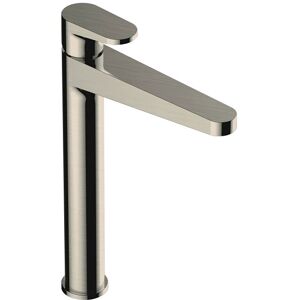 Rak Ceramics - rak Ischia Tall Basin Mixer Tap Without Waste - Brushed Nickel Rak Ceramics - rak Ischia Tall Basin Mixer Tap Without Waste - Brushed Nickel