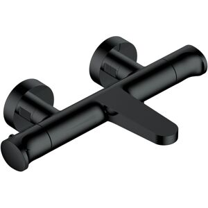 Rak Ceramics - rak Sorrento Thermostatic Wall Mounted Bath Shower Mixer Tap - Matt Black Rak Ceramics - rak Sorrento Thermostatic Wall Mounted Bath Shower Mixer Tap - Matt Black