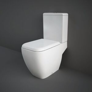 RAK CERAMICS Rak Metropolitan Full Access Close Coupled Toilet with Push Button Cistern - Soft Close Seat RAK CERAMICS Rak Metropolitan Full Access Close Coupled Toilet with Push Button Cistern - Soft Close Seat