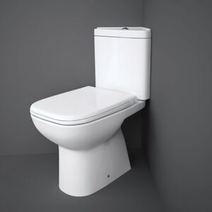 RAK CERAMICS Rak Origin 62 Corner Full Access Close Coupled Toilet - Urea Soft Close Seat RAK CERAMICS Rak Origin 62 Corner Full Access Close Coupled Toilet - Urea Soft Close Seat