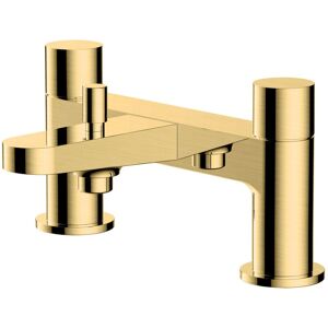 Rak Ceramics - rak Petit Round Bath Shower Mixer Tap Pillar Mounted - Brushed Gold Rak Ceramics - rak Petit Round Bath Shower Mixer Tap Pillar Mounted - Brushed Gold