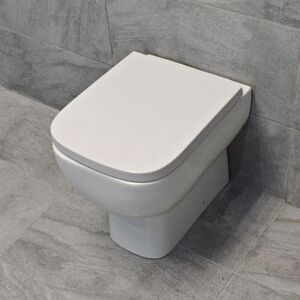 RAK CERAMICS Rak Series 600 Back to Wall Rimless Toilet Pan Including Seat wc, Without Cistern RAK CERAMICS Rak Series 600 Back to Wall Rimless Toilet Pan Including Seat wc, Without Cistern