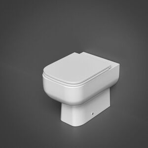 RAK CERAMICS Rak Series 600 Rimless Back to Wall Toilet - Slimline Sandwich Urea Soft Close Seat RAK CERAMICS Rak Series 600 Rimless Back to Wall Toilet - Slimline Sandwich Urea Soft Close Seat