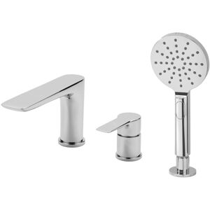 Rak Ceramics - rak Sport 3-Hole Bath Shower Mixer Tap Deck Mounted - Chrome Rak Ceramics - rak Sport 3-Hole Bath Shower Mixer Tap Deck Mounted - Chrome