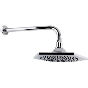 RAK CERAMICS Rak Washington Fixed Head and Wall Arm - Chrome RAK CERAMICS Rak Washington Fixed Head and Wall Arm - Chrome