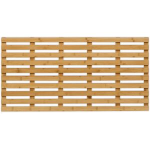 Relaxdays Bamboo Bath Mat, 100 x 50 cm, Non-Slip, for Bathtub, Shower & Sauna, Indoor & Outdoor, Slatted Board, Natural Relaxdays Bamboo Bath Mat, 100 x 50 cm, Non-Slip, for Bathtub, Shower & Sauna, Indoor & Outdoor, Slatted Board, Natural