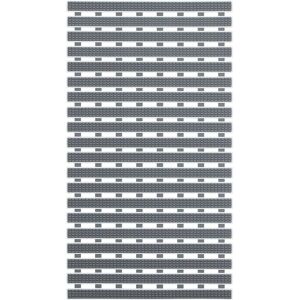 Relaxdays Non-Slip Shower & Bathtub Mat, Bathroom Accessories, HxW: 69 x 38 cm, Rubber with Suction Cups, Grey/White Relaxdays Non-Slip Shower & Bathtub Mat, Bathroom Accessories, HxW: 69 x 38 cm, Rubber with Suction Cups, Grey/White