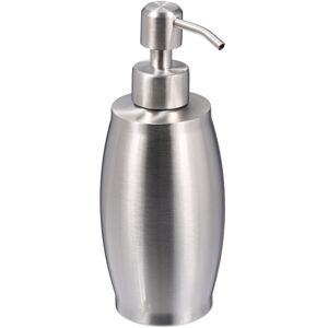 Relaxdays - Soap Dispenser, 350 ml, Stainless Steel, Refillable, Detergent & Shower Gel, Bathroom & Kitchen, Pump, Silver Relaxdays - Soap Dispenser, 350 ml, Stainless Steel, Refillable, Detergent & Shower Gel, Bathroom & Kitchen, Pump, Silver
