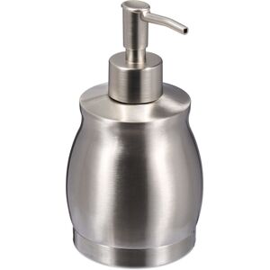 RELAXDAYS 2 x soap dispensers, 390 ml, stainless steel, refillable, liquid soap, shower gel, bathroom, kitchen, silver RELAXDAYS 2 x soap dispensers, 390 ml, stainless steel, refillable, liquid soap, shower gel, bathroom, kitchen, silver