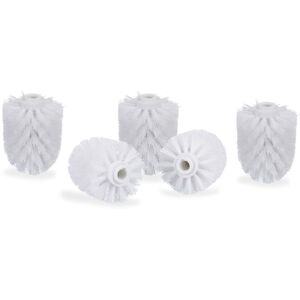 Relaxdays - 80 Replacement Toilet Brush Heads - White Relaxdays - 80 Replacement Toilet Brush Heads - White