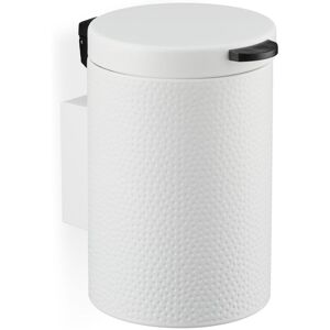 Relaxdays - Bathroom Wall Bin, 3 Litres, Soft Close, Inner Container, Metal, Sanitary Waste, Round, 25 x 17 x 22 cm, White Relaxdays - Bathroom Wall Bin, 3 Litres, Soft Close, Inner Container, Metal, Sanitary Waste, Round, 25 x 17 x 22 cm, White