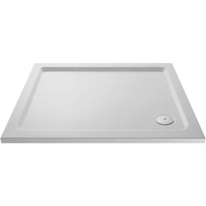Balterley - 1100mm x 700mm Premium Slip Resistant Rectangular Shower Tray - White Balterley - 1100mm x 700mm Premium Slip Resistant Rectangular Shower Tray - White