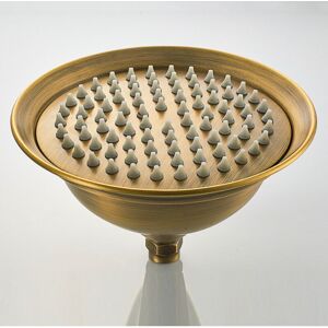 BEIJIYI Retro Shower Head, 8-Inch Antique Round Rainfall Shower Head, Trumpet Shower Head (Antique) BEIJIYI Retro Shower Head, 8-Inch Antique Round Rainfall Shower Head, Trumpet Shower Head (Antique)