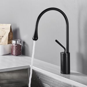 Rose - Single Lever Waterfall Basin Mixer Tap for Sink and Basin Bathroom Faucets Cold and Water Mixer Tap Chromed Brass Rose - Single Lever Waterfall Basin Mixer Tap for Sink and Basin Bathroom Faucets Cold and Water Mixer Tap Chromed Brass