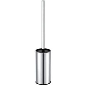 Ikodm - Round Chrome Stainless Steel Toilet Brush Holder Free Standing for Bathroom (Chrome) Ikodm - Round Chrome Stainless Steel Toilet Brush Holder Free Standing for Bathroom (Chrome)