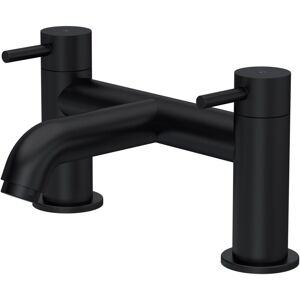 Balterley - Round Minimalist Deck Mounted Bath Filler Tap - Matt Black Balterley - Round Minimalist Deck Mounted Bath Filler Tap - Matt Black