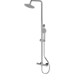 Balterley - Round Thermostatic Shower Kit with Fixed Head & Adjustable Handset - Chrome Balterley - Round Thermostatic Shower Kit with Fixed Head & Adjustable Handset - Chrome