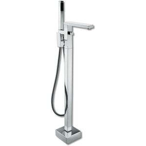 Rak Ceramics - rak Cubis Freestanding Bath Shower Mixer Tap - RAKCUB3013 Rak Ceramics - rak Cubis Freestanding Bath Shower Mixer Tap - RAKCUB3013