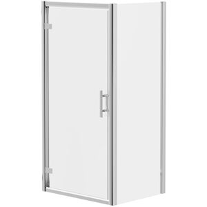 Series 8 Plus Chrome 900mm x 800mm Hinged Door Shower Enclosure - Wholesale Domestic Series 8 Plus Chrome 900mm x 800mm Hinged Door Shower Enclosure - Wholesale Domestic