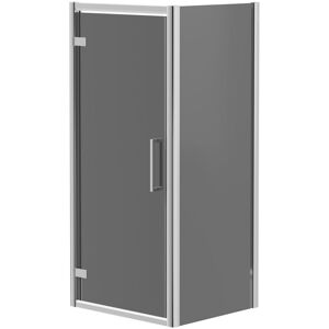 Series 9 Chrome 900mm x 800mm Tinted Glass Hinged Door Shower Enclosure - Wholesale Domestic Series 9 Chrome 900mm x 800mm Tinted Glass Hinged Door Shower Enclosure - Wholesale Domestic