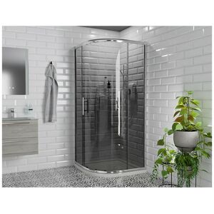Series 9 Chrome 900mm Tinted Glass 1 Door Quadrant Shower Enclosure - Chrome/Tinted - Wholesale Domestic Series 9 Chrome 900mm Tinted Glass 1 Door Quadrant Shower Enclosure - Chrome/Tinted - Wholesale Domestic