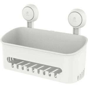 TRIMEC Serviteur de Douche Ventouse sans Perage Réutilisable Etagère Ventouse Simple d'Installation Charge 10KG Impérable Rangement Douche pour Carrelage TRIMEC Serviteur de Douche Ventouse sans Perage Réutilisable Etagère Ventouse Simple d'Installation Charge 10KG Impérable Rangement Douche pour Carrelage