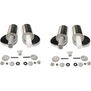 TORMATOR Set of 2 replacement toilet seat kits for traditional and contemporary models with soft-close, quick-release hinges, top fixing hinges, TORMATOR Set of 2 replacement toilet seat kits for traditional and contemporary models with soft-close, quick-release hinges, top fixing hinges,