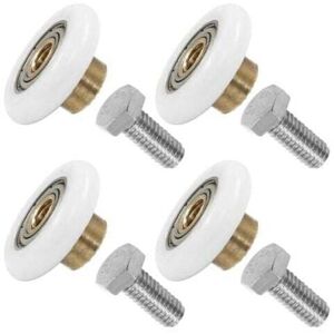 Mumu - Set of 4 replacement rollers for shower doors, 19 mm – with M6 screws, 1.2 mm Mumu - Set of 4 replacement rollers for shower doors, 19 mm – with M6 screws, 1.2 mm