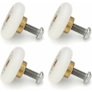 Set of 4 Replacement Shower Sliding Door Rollers, Diameter 19mm MUMU Set of 4 Replacement Shower Sliding Door Rollers, Diameter 19mm MUMU