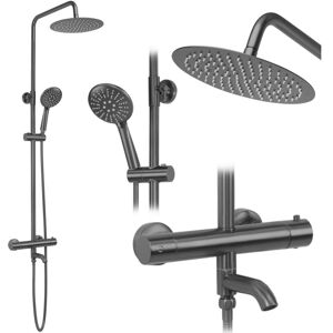 Shover Faucet Rea Lungo Titanium Shover Faucet Rea Lungo Titanium