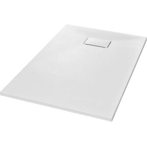 vidaXL Shower Base Tray SMC White 120x70 cm vidaXL Shower Base Tray SMC White 120x70 cm