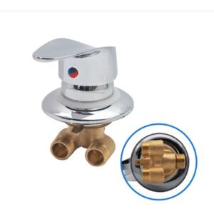 Cyslmuk - Shower Cabin Mixer Brass Shower Faucet Outlet Diverter Chrome Shower Mixer Tap G1/2' Connector Cold and Hot Shower Water Mixer for Bathroom Cyslmuk - Shower Cabin Mixer Brass Shower Faucet Outlet Diverter Chrome Shower Mixer Tap G1/2' Connector Cold and Hot Shower Water Mixer for Bathroom