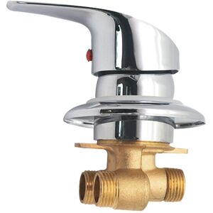 LINGHHANG Shower Cabin Mixer Brass Shower Faucet Outlet Diverter Chrome Shower Mixer Tap G1/2" Connector Cold and Hot Water Shower Mixer for Bathroom LINGHHANG Shower Cabin Mixer Brass Shower Faucet Outlet Diverter Chrome Shower Mixer Tap G1/2" Connector Cold and Hot Water Shower Mixer for Bathroom