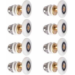 CSPARKV 8pcs 25mm Shower Door Roller Wheel for Shower Door Sliding Rollers Door Replacement Wheel for Roller CSPARKV 8pcs 25mm Shower Door Roller Wheel for Shower Door Sliding Rollers Door Replacement Wheel for Roller