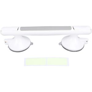 GROOFOO Shower Grab Bar for Seniors Elderly Non Slip Suction Cup Water Resistant Handicap Shower Safety Bar with Luminous Strip Gray GROOFOO Shower Grab Bar for Seniors Elderly Non Slip Suction Cup Water Resistant Handicap Shower Safety Bar with Luminous Strip Gray