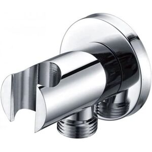 BEIJIYI Shower Head Holder, Wall Mount Shower Head Elbow with Shower Holder, Round Shower Head Holder, Universal Shower Elbow with Shower Holder/Connector BEIJIYI Shower Head Holder, Wall Mount Shower Head Elbow with Shower Holder, Round Shower Head Holder, Universal Shower Elbow with Shower Holder/Connector