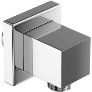 Pepte - Shower Hose Outlet Elbow Square Concealed Fitting Chrome Wall Mounted Brass Pepte - Shower Hose Outlet Elbow Square Concealed Fitting Chrome Wall Mounted Brass