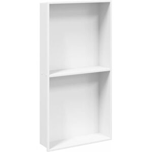Shower Niche Matt White 32x62x9 cm Stainless Steel Vidaxl Shower Niche Matt White 32x62x9 cm Stainless Steel Vidaxl