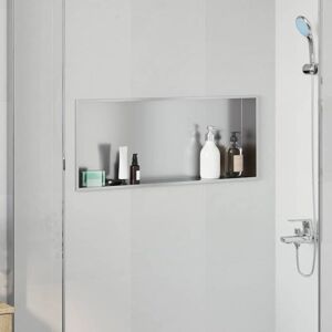 VidaXL Stainless Steel Shower Niche - Modern Wall Storage for Bathrooms VidaXL Stainless Steel Shower Niche - Modern Wall Storage for Bathrooms