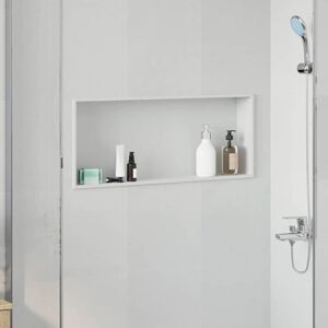 Vidaxl - Shower Niche White 75 x 30 x 9.5 cm Stainless Steel Vidaxl - Shower Niche White 75 x 30 x 9.5 cm Stainless Steel