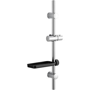 Shower Riser Rail Wall Mounted Shower Slide Bar with Soap Adjustable Shower Head Guide Rail Slide Bar Stainless Steel for Home Bathroom Shower Riser Rail Wall Mounted Shower Slide Bar with Soap Adjustable Shower Head Guide Rail Slide Bar Stainless Steel for Home Bathroom