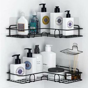 HÉLOISE Shower Shelf, Corner Shower Caddy with Hooks/Soap Tray, Bathroom Storage Shelf, Adhesive Wall Mounted Bathroom Shelf, Shower Storage, Dorm and Kitchen HÉLOISE Shower Shelf, Corner Shower Caddy with Hooks/Soap Tray, Bathroom Storage Shelf, Adhesive Wall Mounted Bathroom Shelf, Shower Storage, Dorm and Kitchen