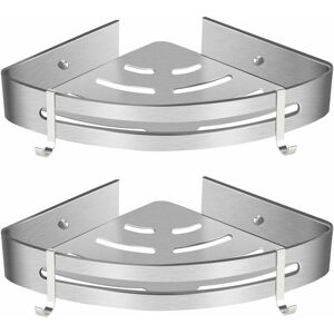 HOOPZI Shower shelf, drill-co.ukee bathroom shelf, shower box storage rack, bathtub shelf storage rack, wall-mounted, self-adhesive, rust-proof, HOOPZI Shower shelf, drill-co.ukee bathroom shelf, shower box storage rack, bathtub shelf storage rack, wall-mounted, self-adhesive, rust-proof,
