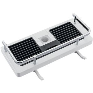 Tonchean - Shower Shelf for Shower Rail No Drilling, Bathroom Shelf, Shower Organizer with Loop and Shower Head Hook for 24mm-25mm Shower Rail Tonchean - Shower Shelf for Shower Rail No Drilling, Bathroom Shelf, Shower Organizer with Loop and Shower Head Hook for 24mm-25mm Shower Rail