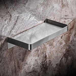 SJQKA Shower Shelf Holder No Drilling, SUS 304 Stainless Steel Rectangle Nail-Free Self-Adhesive Rustproof Brushed Bathroom Accessories SJQKA Shower Shelf Holder No Drilling, SUS 304 Stainless Steel Rectangle Nail-Free Self-Adhesive Rustproof Brushed Bathroom Accessories
