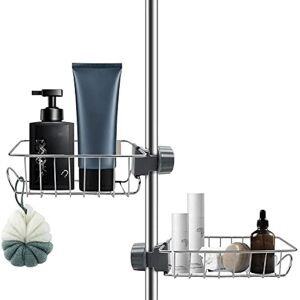 Héloise - Shower Shelf Without Drilling Stainless Steel, 2pcs Soap Holder Bathroom Shelf Shower Shelf for Shampoo, Storage Rack for Bathroom Kitchen Héloise - Shower Shelf Without Drilling Stainless Steel, 2pcs Soap Holder Bathroom Shelf Shower Shelf for Shampoo, Storage Rack for Bathroom Kitchen