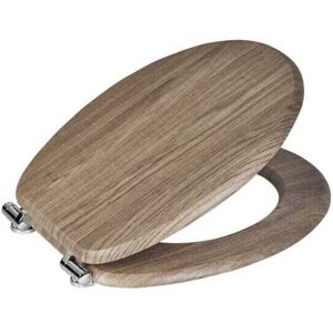 Norfolk Soft-Close Rust Oak Toilet Seat - Showerdrape Norfolk Soft-Close Rust Oak Toilet Seat - Showerdrape