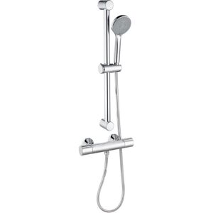Signature - Balance Cool-Touch Thermostatic Bar Mixer Shower with Adjustable Shower Riser Kit - Chrome Signature - Balance Cool-Touch Thermostatic Bar Mixer Shower with Adjustable Shower Riser Kit - Chrome