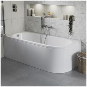 Signature - Boost J-Shaped Rectangular Corner Bath 1700mm x 725mm Left Handed (inc Panel) Signature - Boost J-Shaped Rectangular Corner Bath 1700mm x 725mm Left Handed (inc Panel)